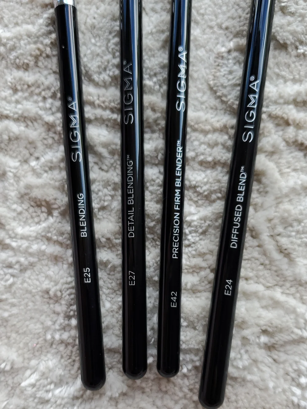 Sigma Beauty Black Eye Blending Brush Set - 4 Pieces